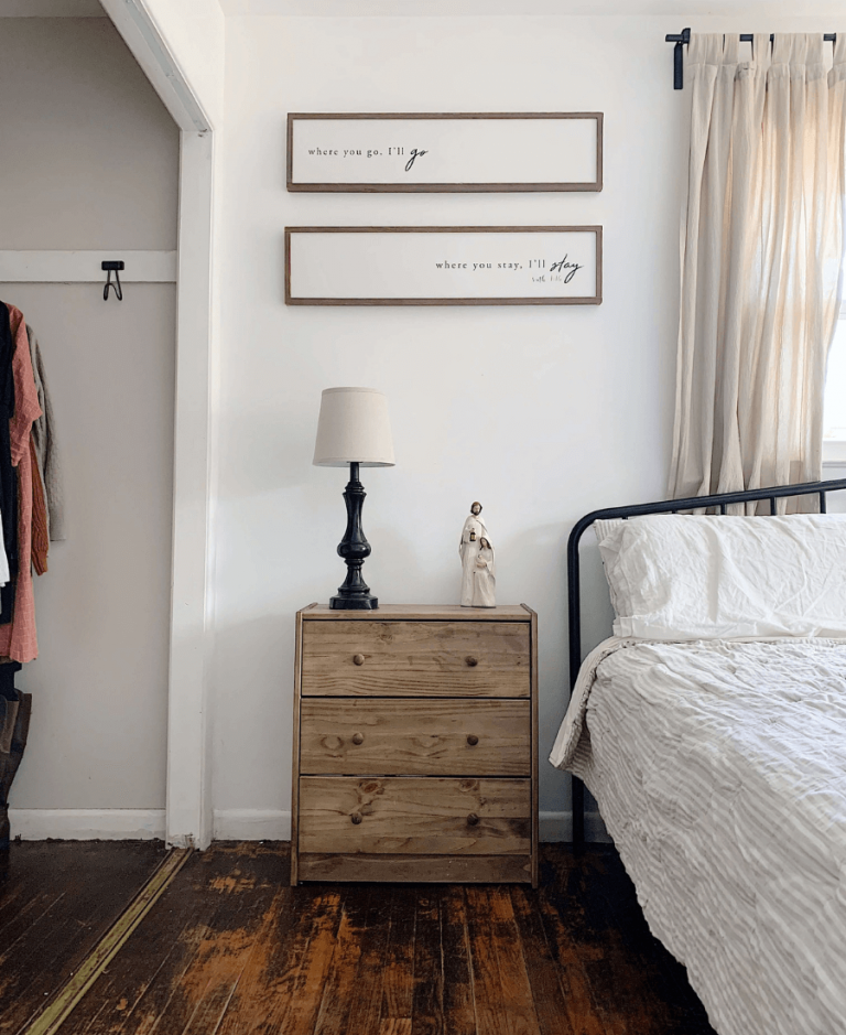 Small Master Bedroom Makeover