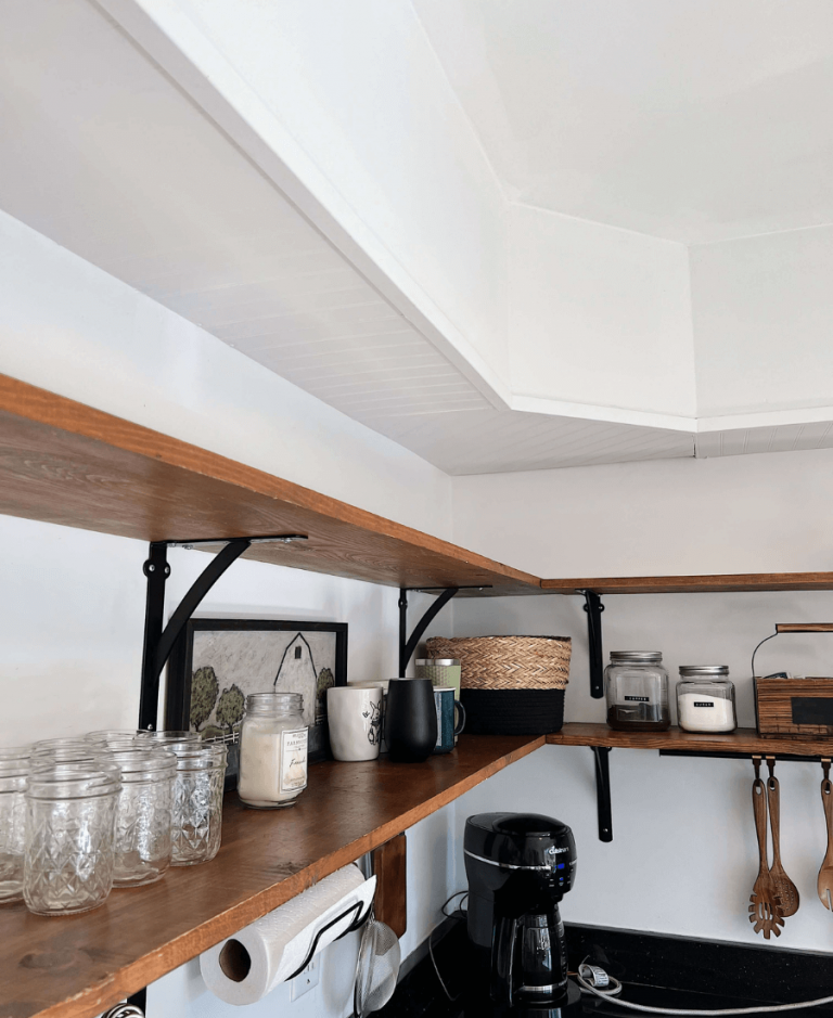 Easy DIY Kitchen Soffit Makeover on a Budget