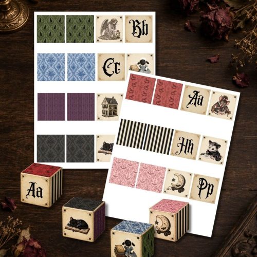 Baby Bat Academy - DIY Alphabet Blocks Printable